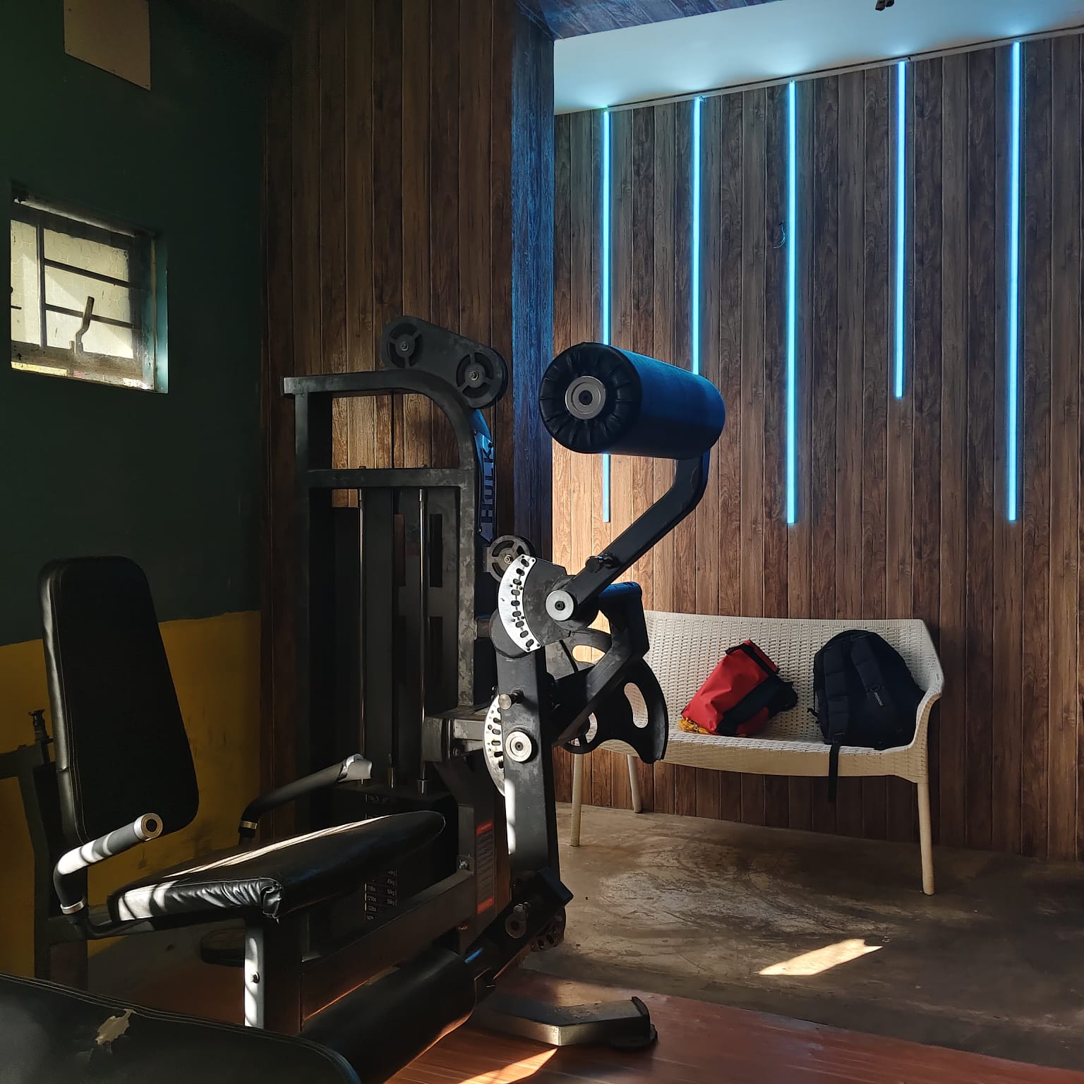 Modern gym equipment at BRS Gym Hatiara